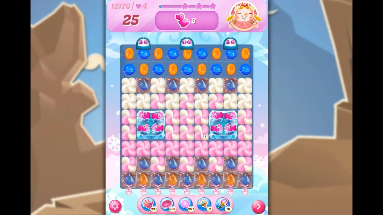 Candy Crush Saga Level 12170 No Boosters