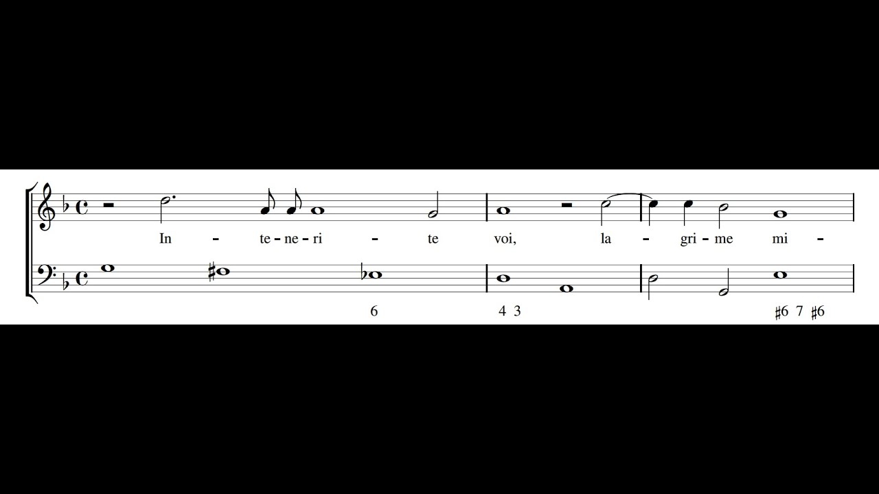 SIGISMONDO D'INDIA: Intenerite voi lagrime mie PDF SCORE