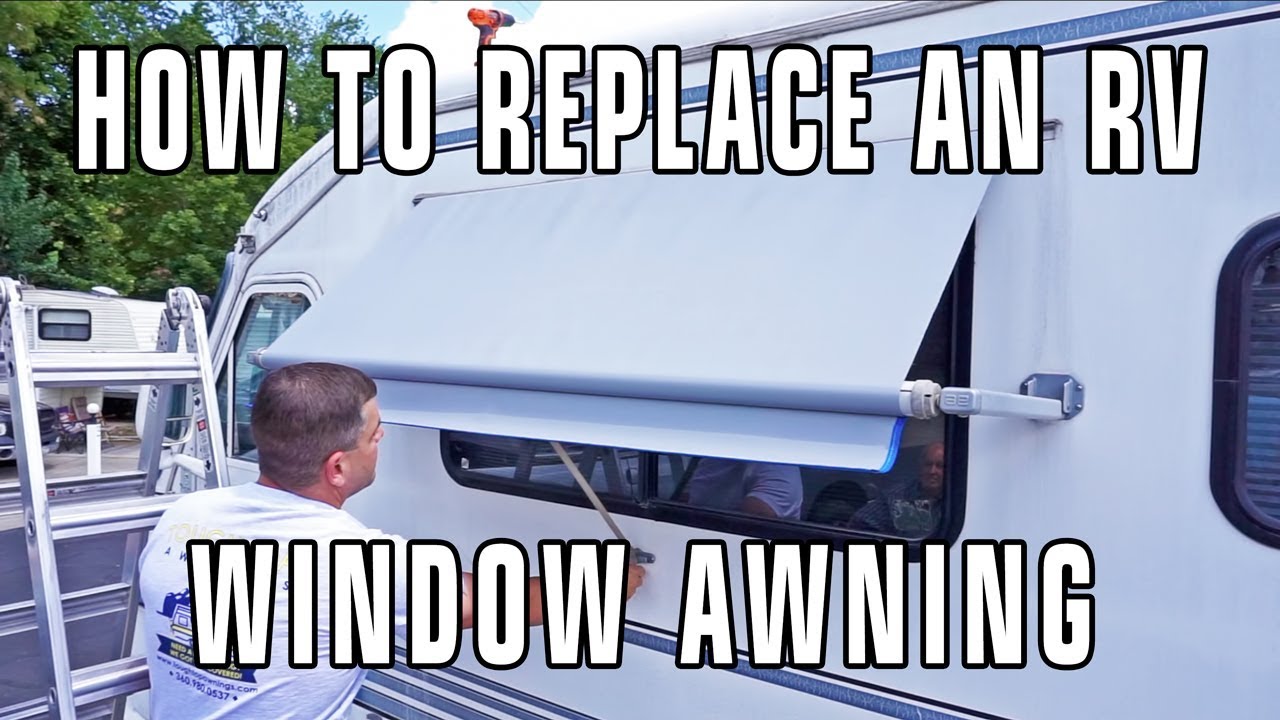 How To Replace An RV Window Awning Dometic AE YouTube