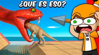 Que Dinosaurio Salvaje Es Mas Fuerte? Palmita Reacciona A Animal Revolt Battle Simulator