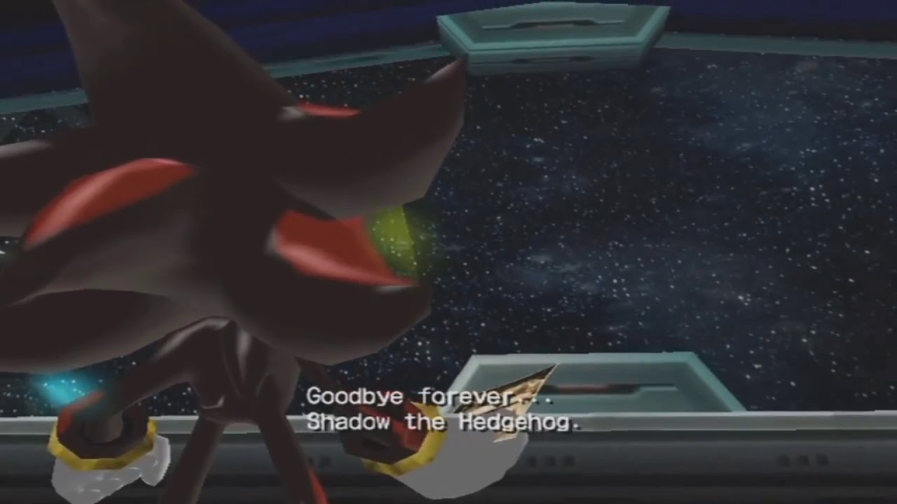 Goodbye forever... Shadow the Hedgehog. - YouTube