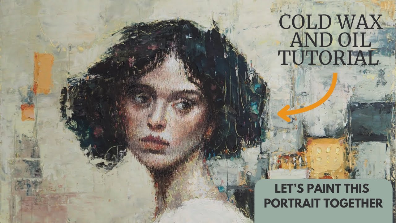 Oil and COLD WAX painting techniques | Learn Intuitive art