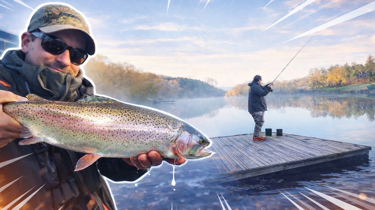 Spécial Ouverture ! Pêche de la Truite Arc-en-ciel sur le réservoir mouche de l'étang neuf - 22 BZH