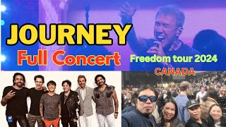 JOURNEY  50th Anniversary Freedom Tour 2024 / FULL CONCERT / @ Rogers Place , Edm .AB. CANADA