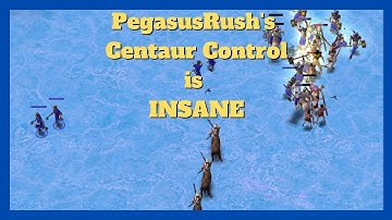 HOPLITE CENTAUR | Suppe (Thor) vs PegasusRush (Zeus)#aom #ageofempires
