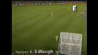 Peter Taylor and Steve Waugh Classic Catches Cricket Australia Magic