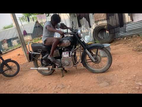 diesel bullet #small boy 👦 starting / Royal Enfield #Bullet old modal starting easy step-by-step#RE