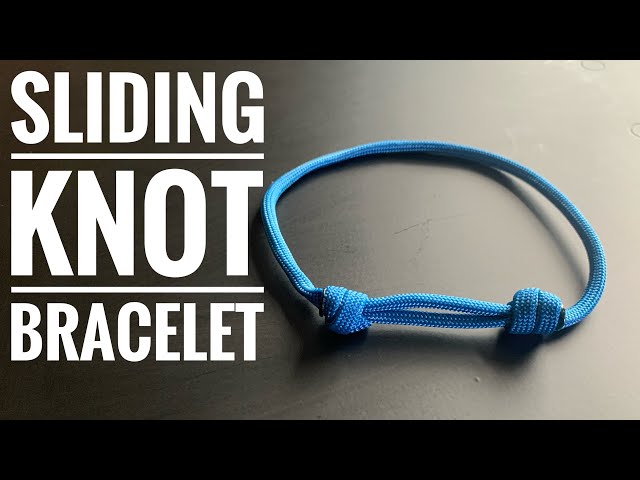 Amazon.com: Rock Climbing Cord Bracelet. Rope Sliding Knot Jewelry  Universal. Mens Womens Mountain Rock Climbing Bracelet Adjustable. Hiking  Gift. 4 mm : Handmade Products