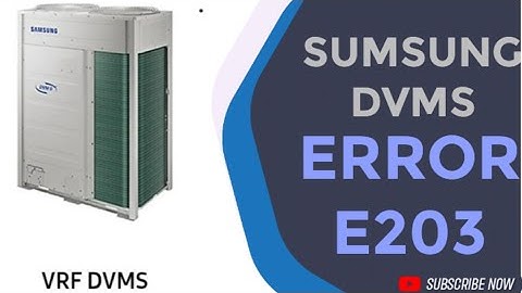 Samsung VRF Error E203 & U200 | Communication Error Fix | Hindi Tutorial"