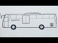 cara Mudah Menggambar Mobil Bus Trans Jakarta - Tutorial Menggambar Untuk pemula