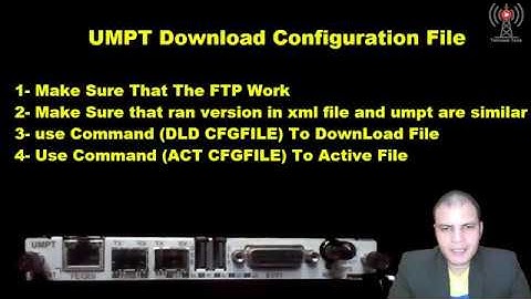 Huawei Umpt Download Configuration File