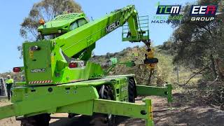 Tree Removal with Merlo Roto Telehandler by Tree Care Machinery - Bandit, Hansa, Cast Loaders 384 views 6 months ago 2 minutes, 30 seconds