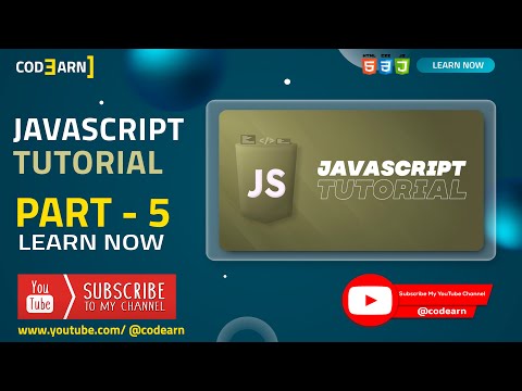 JavaScript Tutorial for Beginners Part-5 : Learn JavaScript in Hindi