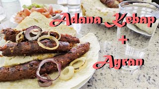 18 Do you like Adana Kebap? Ayran + little garden #update #kebab