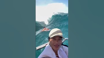 Massive wave hit the boat #usa #tidalwave #shorts