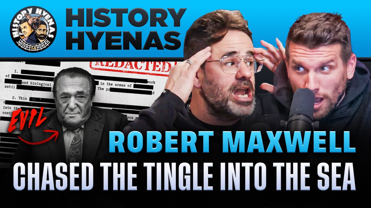 Robert Maxwell: Chased the tingle into the sea | History Hyenas