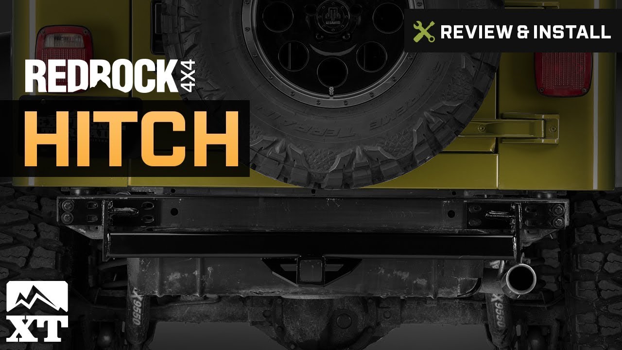 Jeep Wrangler RedRock 4x4 Hitch (1987-2006 YJ/TJ) Review & Install - YouTube