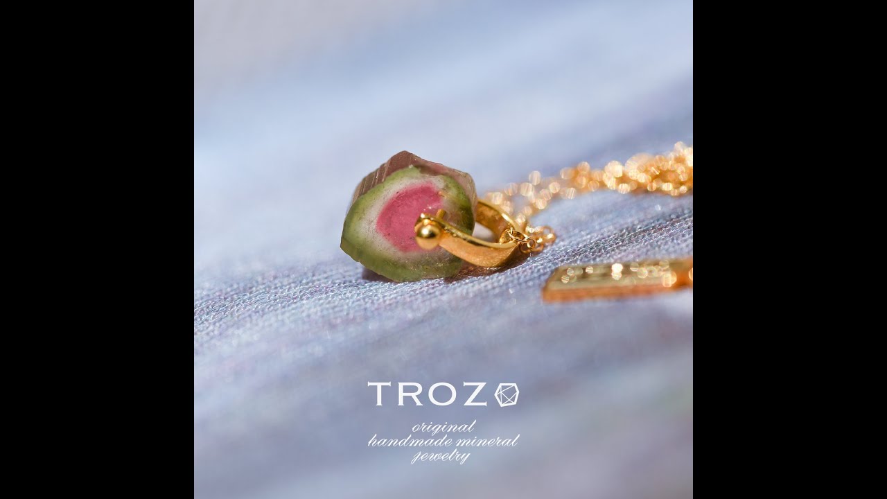 017 Water Lilies Collection】 トルマリン 鉱物原石 14kgf ネックレス