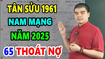 Tử Vi Tuổi Tân Sửu 1961 Nam Mạng Năm 2025, Phải Biết 3 Điều Này Để Giữ Tài Lộc, Trúng Số Đổi Đời