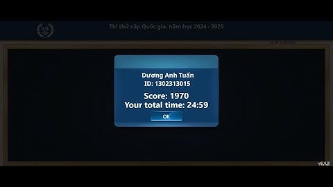 THI THỬ IOE LỚP 8 CẤP QUỐC GIA NĂM HỌC 2024-2025 | 1970 ĐIỂM