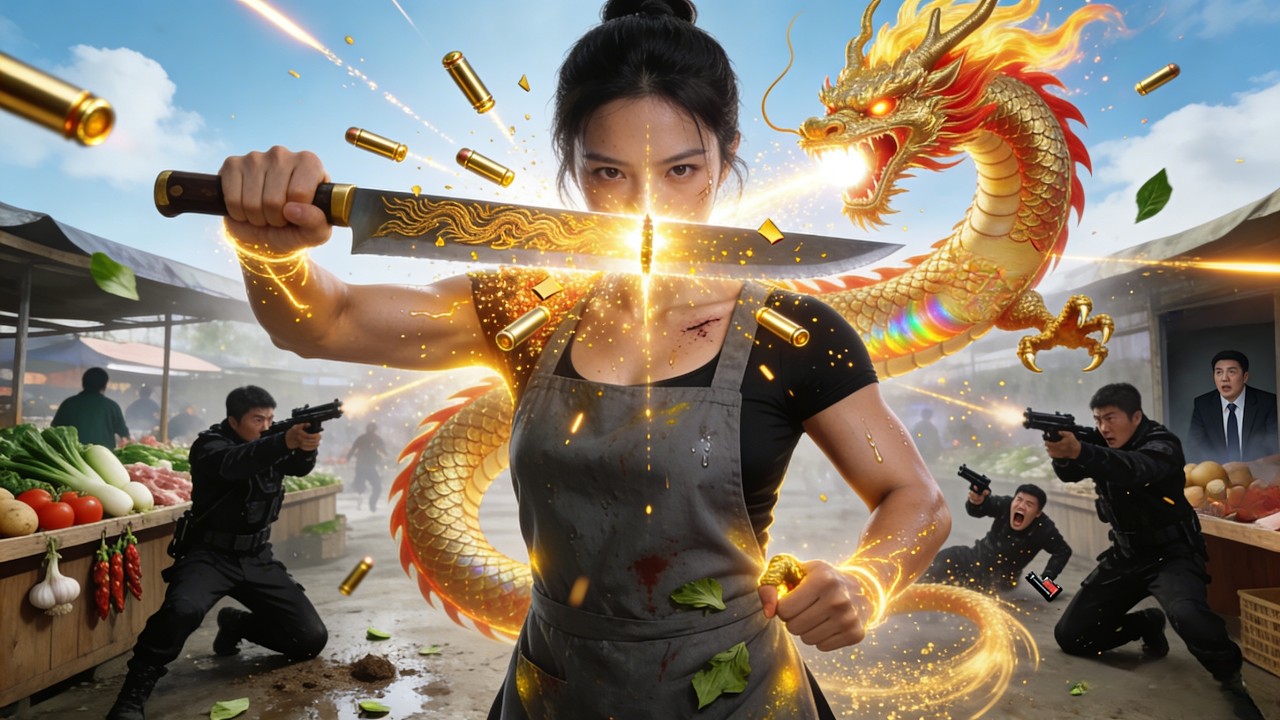 Pinagtawanan ng lahat ang magtitinda ng gulay... HANGGANG pinutol niya ang bala gamit ang kutsilyo！