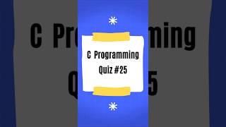 What Does an Array Name Represent in C 🤔 | C Programming MCQ #shorts
