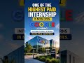 Google interns work across the company annouced internship 2026