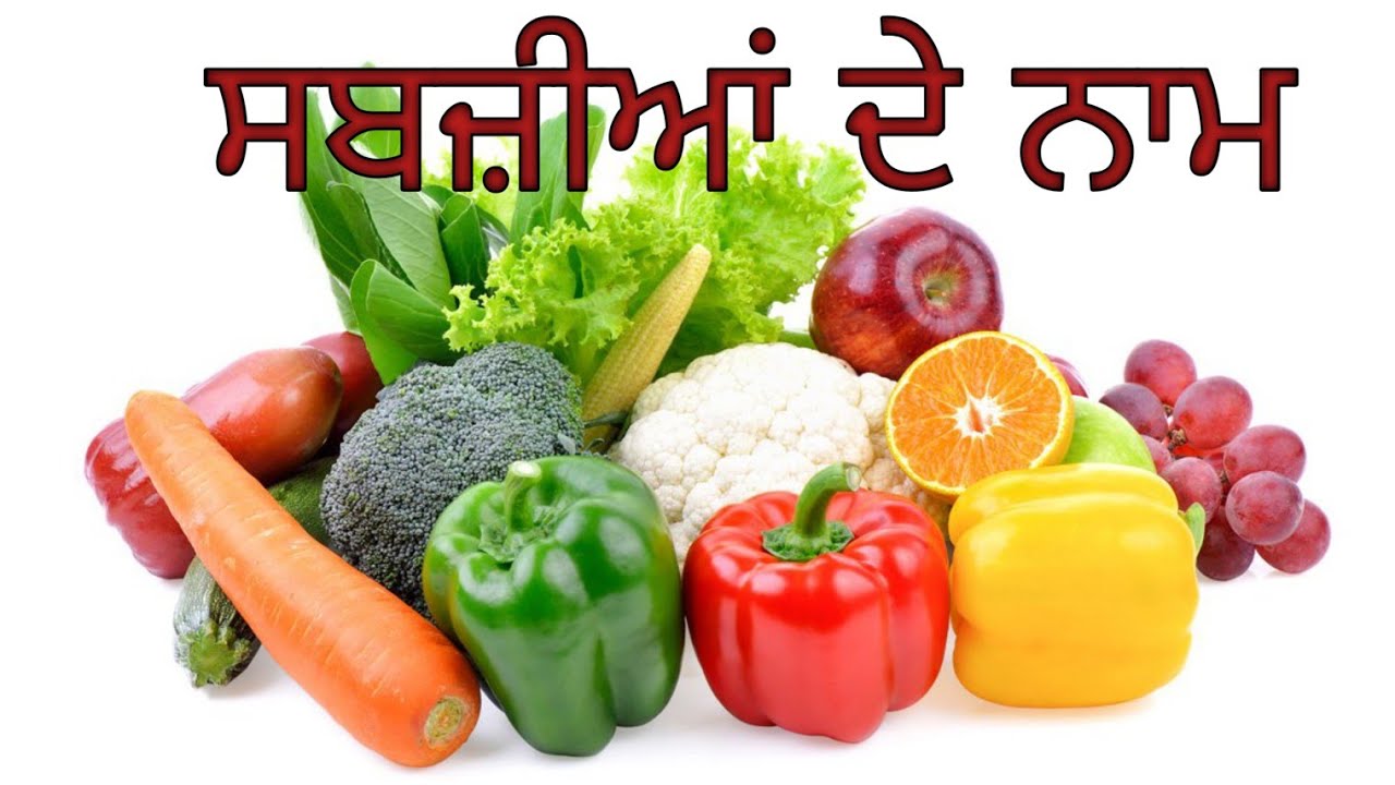 Vegetables name in punjabi/ਸਬਜ਼ੀਆਂ ਦੇ ਨਾਮ/vegetables for kids