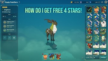 Free 4 Stars Familiar! | Ni No Kuni: Cross World