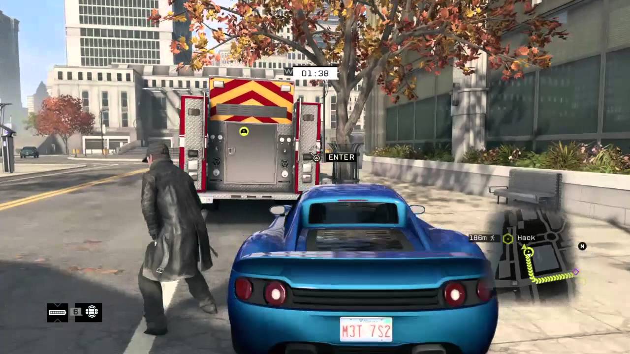 Watch Dogs Online Hacking- Epic Hack Against Roof Camper!