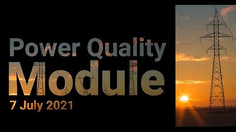Power Quality Module - Webinar by Excelpoint Systems Pte Ltd
