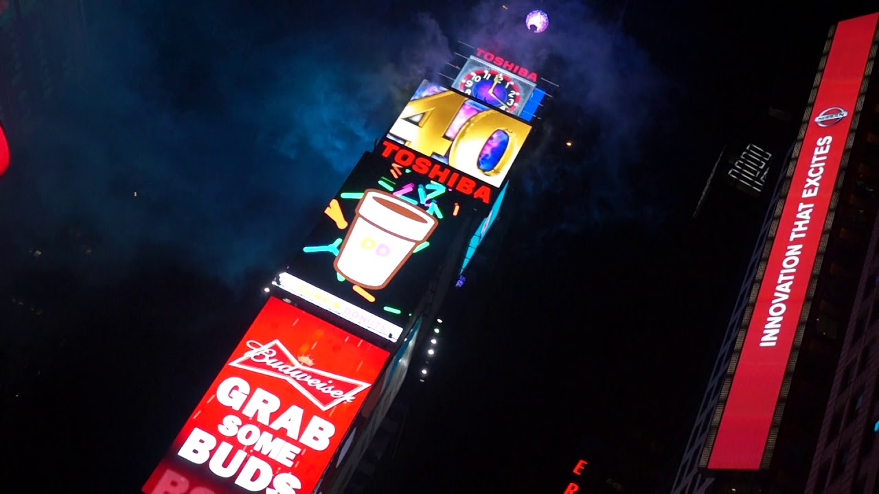 Ball Drop New York City Times Square 2013 YouTube