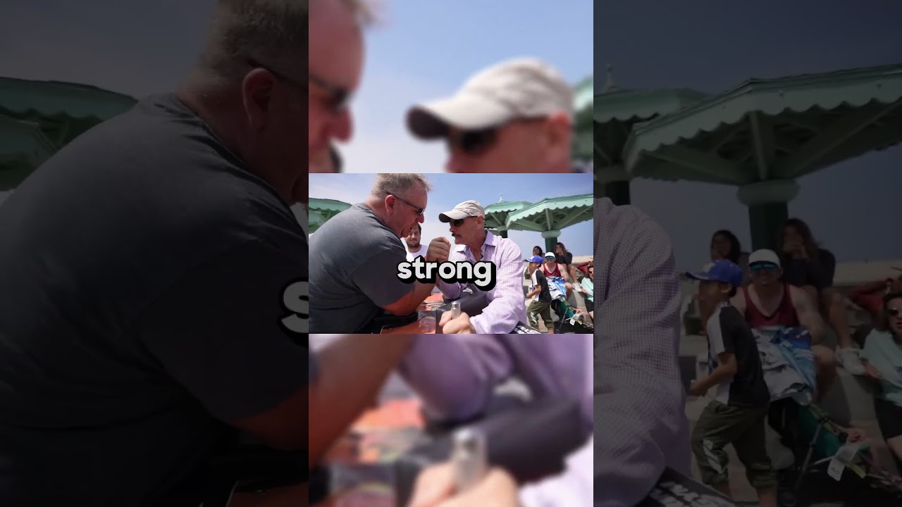 He is surprisingly strong....