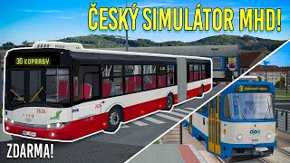 UNIKÁTNÍ ČESKÝ SIMULÁTOR MHD!🚉Simt Simulator