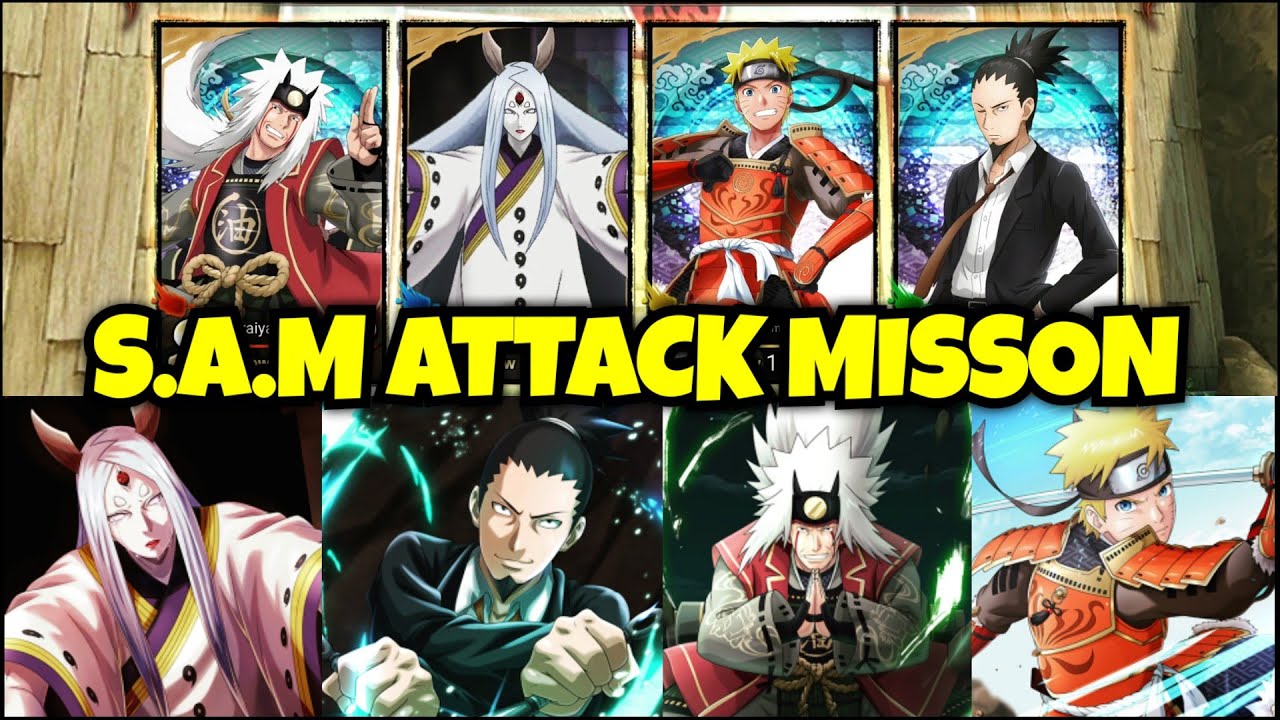 NxB NV: Rewards Attack Mission [SAM #35 #37 #38 #39] | Naruto x Boruto Ninja Voltage