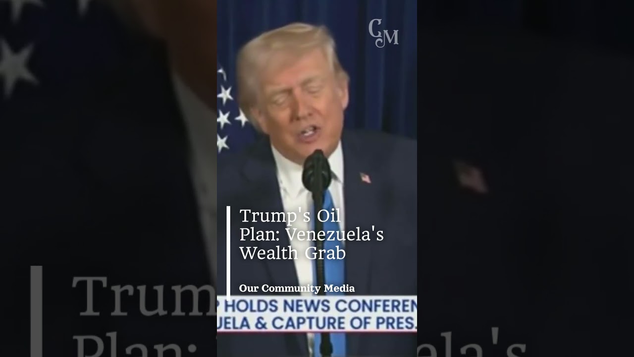 Trump Admits U.S. Will Extract Venezuelan Oil as “Reimbursement”—Not Diplomacy, Just Exploitation