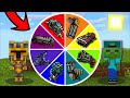 Minecraft DANGEROUS WHEEL OF FORTUNE WITH WEAPONS MOD / DON'T GET SHOT BY ZOMBIES !! Minecraft Mods