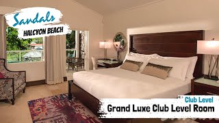 Grand Luxe Club Level Room (GLT) | Sandals Halcyon Beach, St Lucia | Full Room Tour & Review 4K