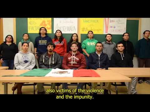 Vancouver con los estudiantes de #Ayotzinapa / Vancouver with #Ayotzinapa students