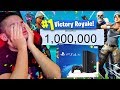 1 MILLION SUBSCRIBERS!! THANK YOU SO MUCH! (HUGE GIVEAWAY + EMOTIONAL SPEECH) FORTNITE FUNNY MOMENTS