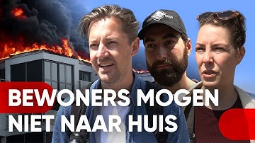 Ruim 100 huishoudens op straat na brand Joan Muyskenweg
