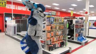 Fursuiting at a mall!