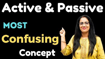 Most confusing concept in Active & Passive Voice || Basic English Grammar || English With Rani Ma