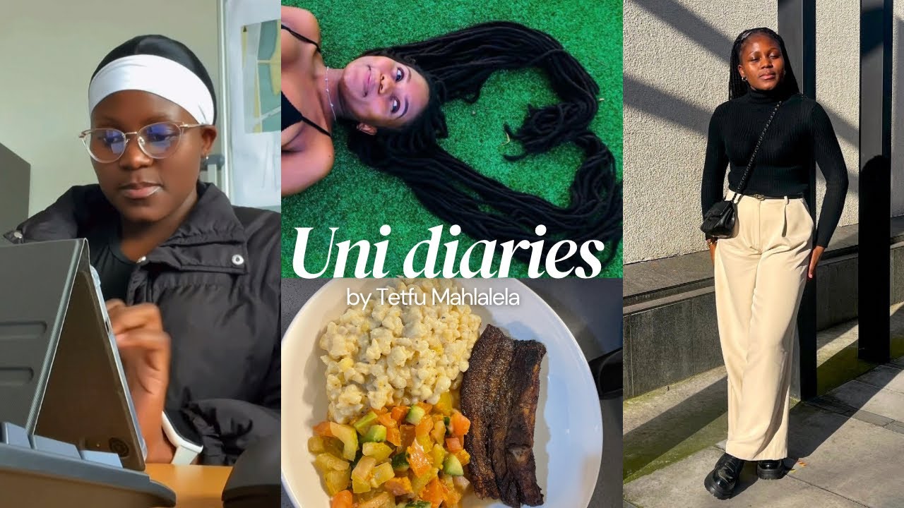 CPUT Uni Diaries| Cooking, Hair Day, Lunch Outing, Handball Match, Study Grind + Gift Unboxing