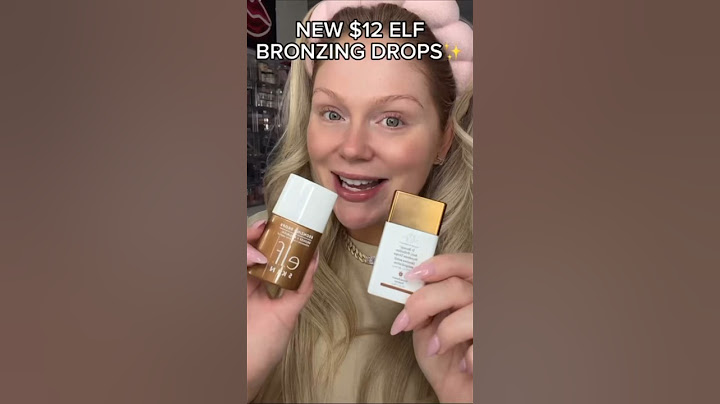 *NEW* elf Bronzing Drops Tested ✨Are They A Dupe?! #shorts #makeup #beauty #elf #bronzer #dupes