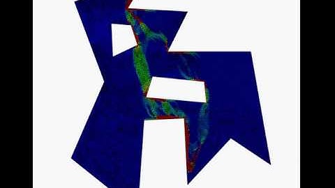 Shortest path planning for the arena with a large amount of conductive material.