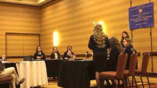 2015 National Novice Parliamentary Procedure Example - Texas