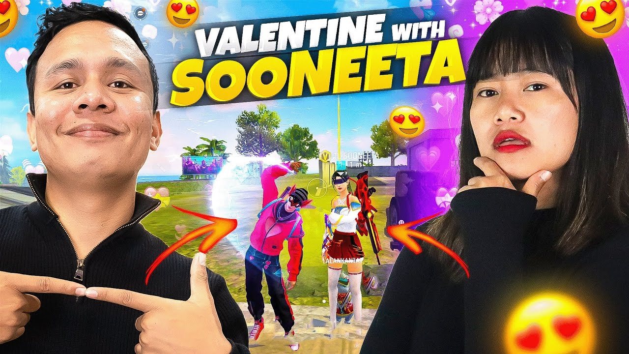 New Valentines Love Emote with Sooneeta  Tonde Gamer   Free Fire Max