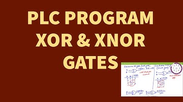 Lect.#07 Ladder Logic program for XOR and XNOR gates in Gx-developer