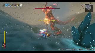 Aura Farmi-Testing Surtr Boss Altar in Valheim's Deep North Biome